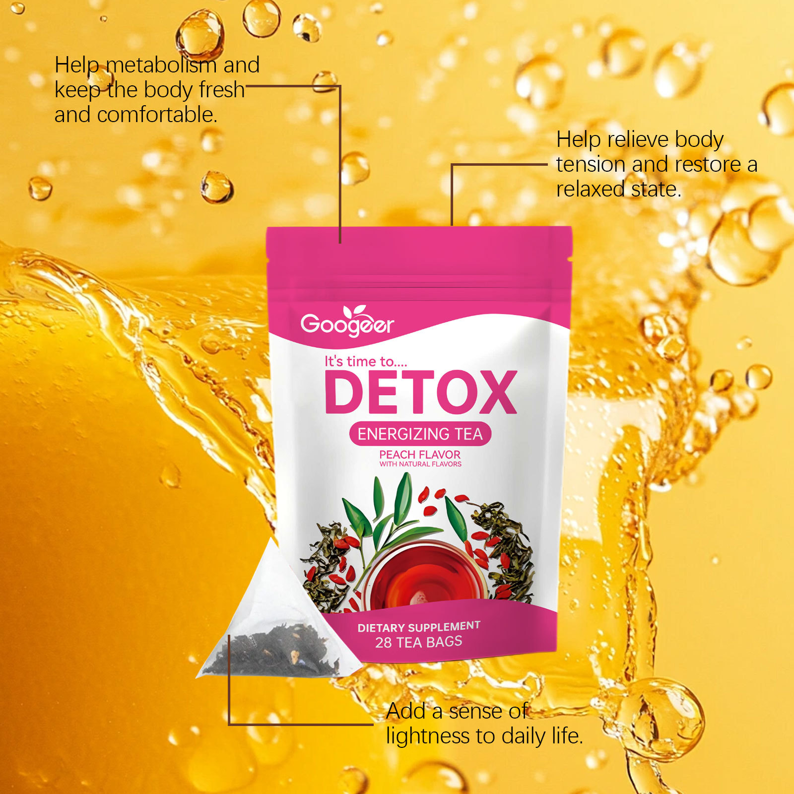 Detox Cleanse Tea - Body Treat - Herbal Tea ulasan dan harga