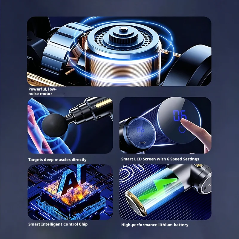 6 Speed Mini Electric Fascia G - Health Wellness ulasan dan harga