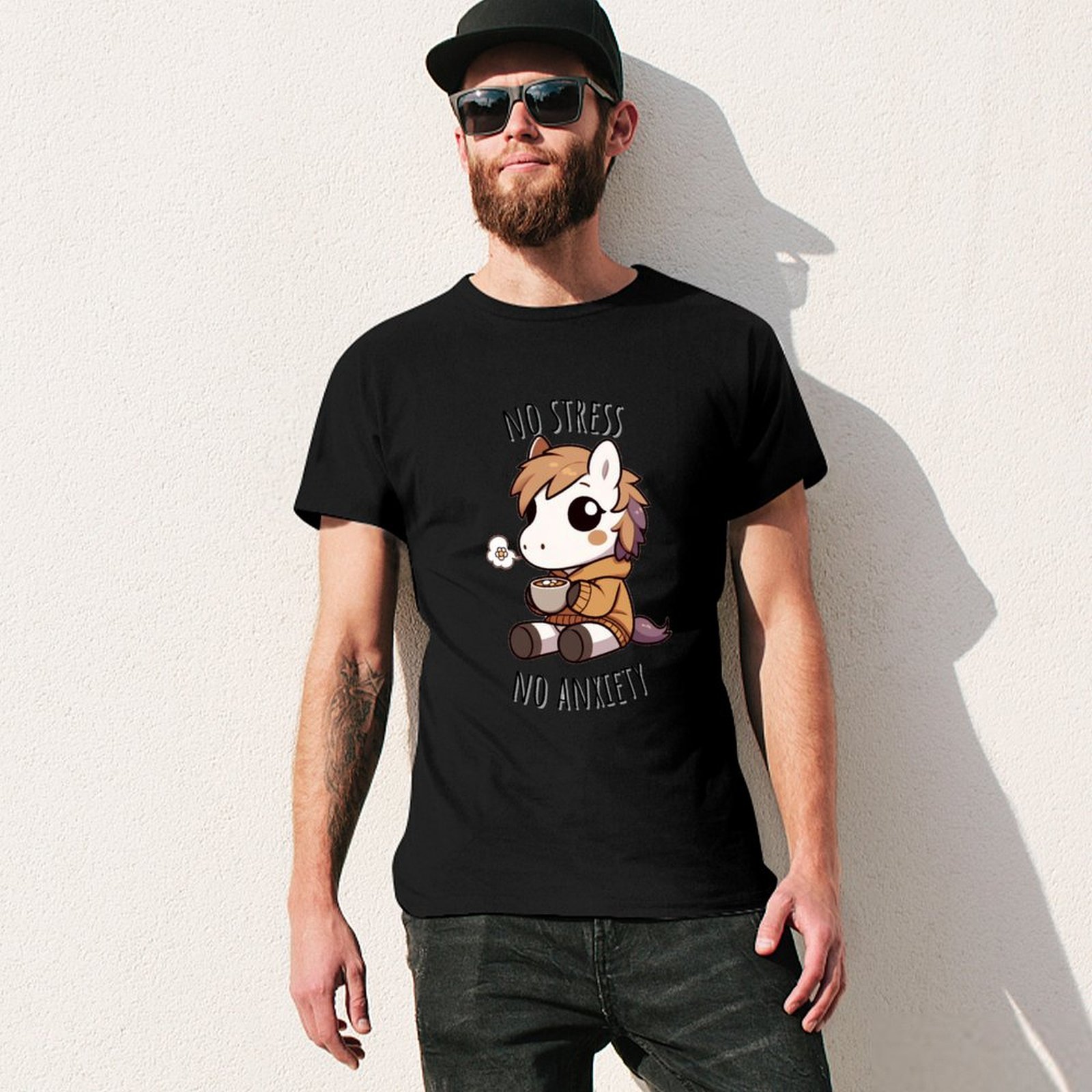 Chamomile Tea Horse T-Shirt St - Chamomile Tea ulasan dan harga