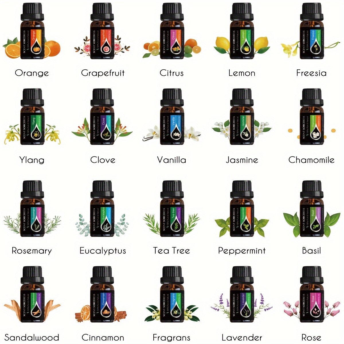 20pcs/set Essential Oil Set La - Lavender Oil ulasan dan harga