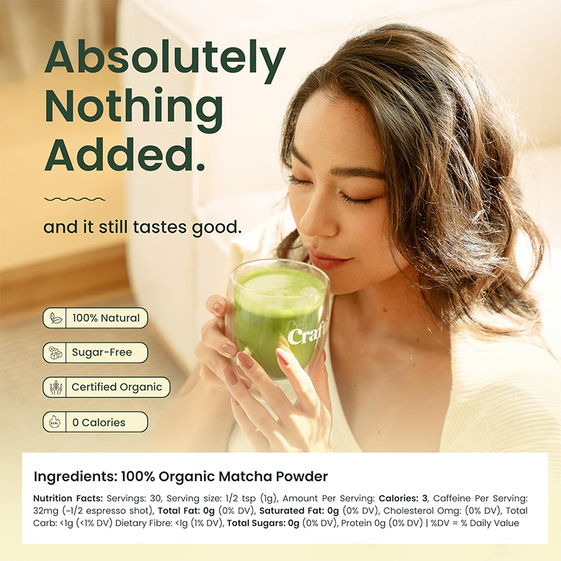 Matcha Powder, Natural Energy  - Herbal Supplement ulasan dan harga