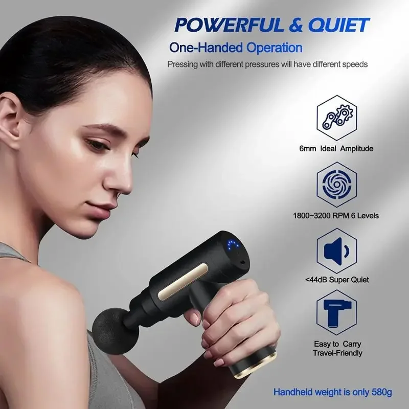 Portable Fascial Massage Gun E - Health Wellness ulasan dan harga